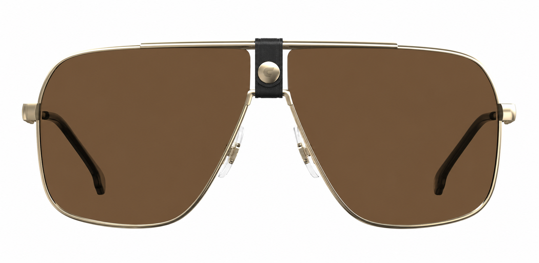 Colour: Black Gold - Custom Polarised - Brown solid tint