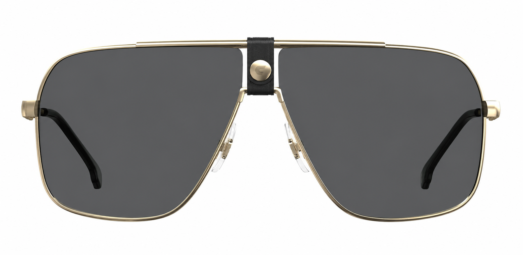 Colour: Black Gold - Custom Polarised - Grey solid tint