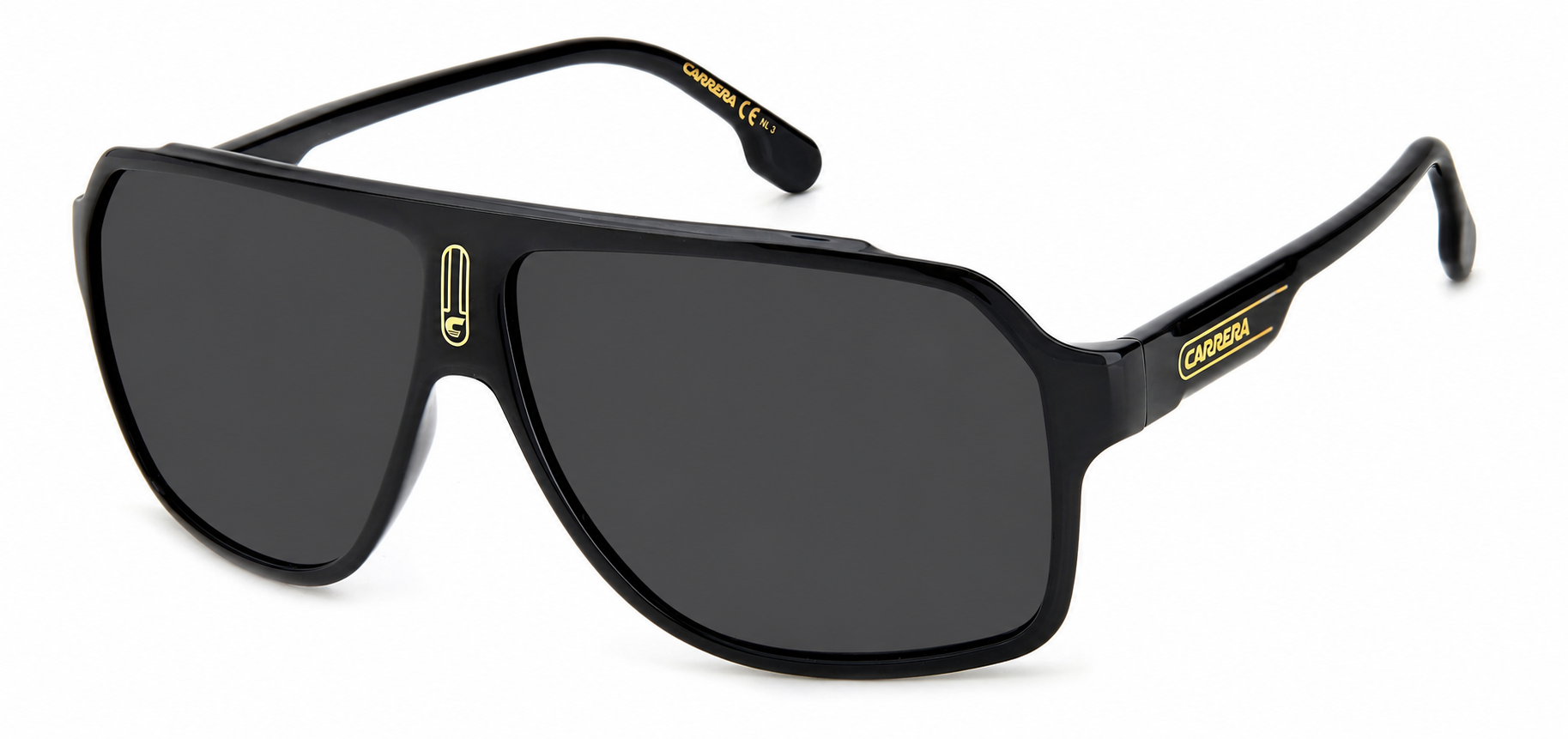 Colour: Black - Custom Polarised - Grey solid tint