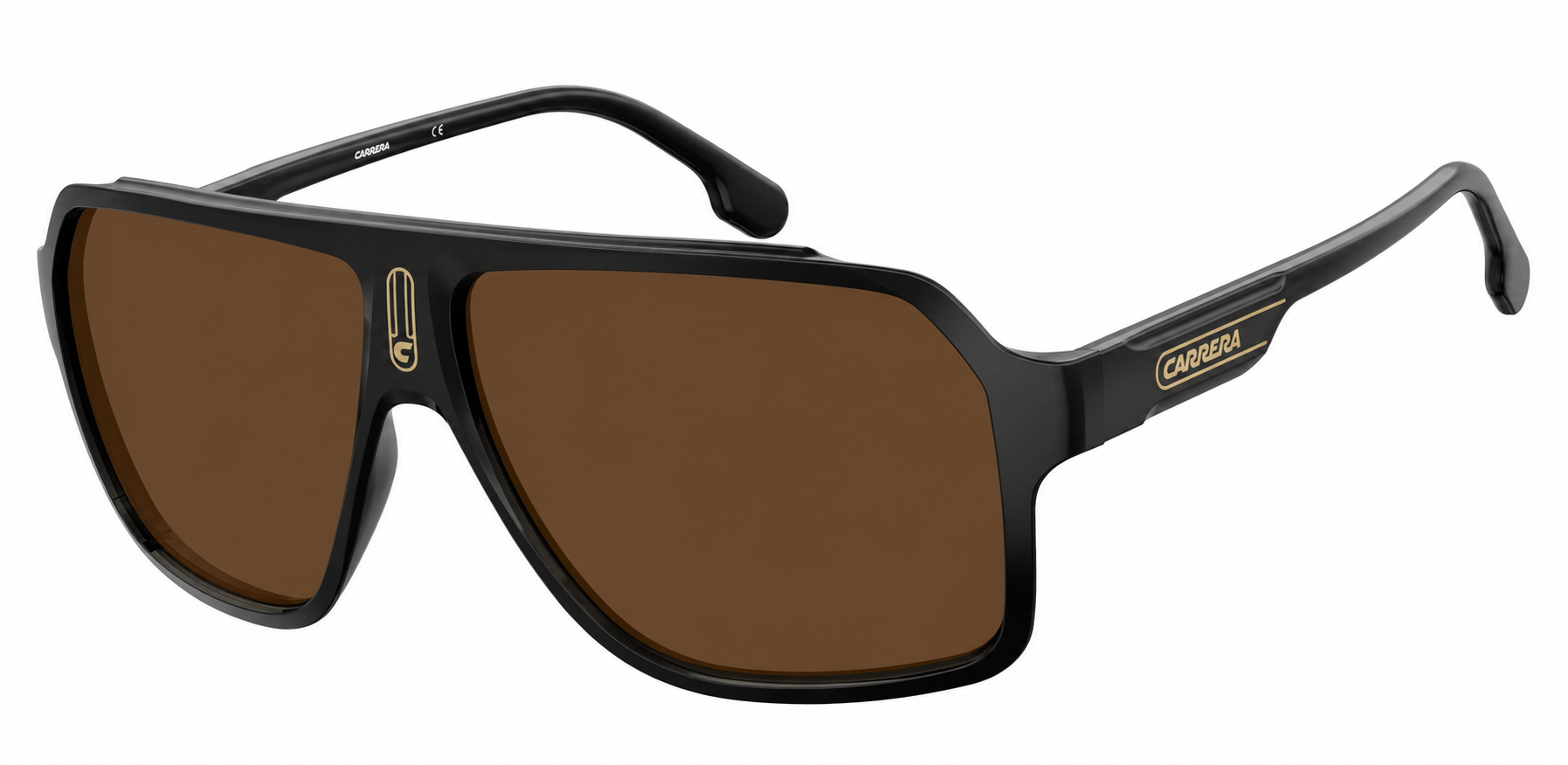 Colour: Black Gold - Custom Polarised - Brown solid tint