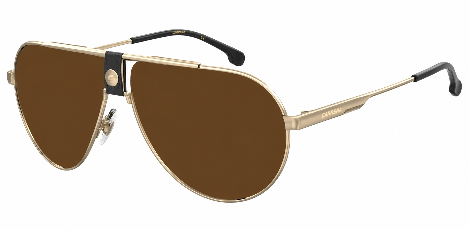Colour: Black Gold - Custom Polarised - Brown solid tint