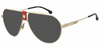 Colour: Red Gold - Custom Polarised - Grey solid tint
