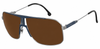 Colour: Blue - Custom Polarised - Brown solid tint