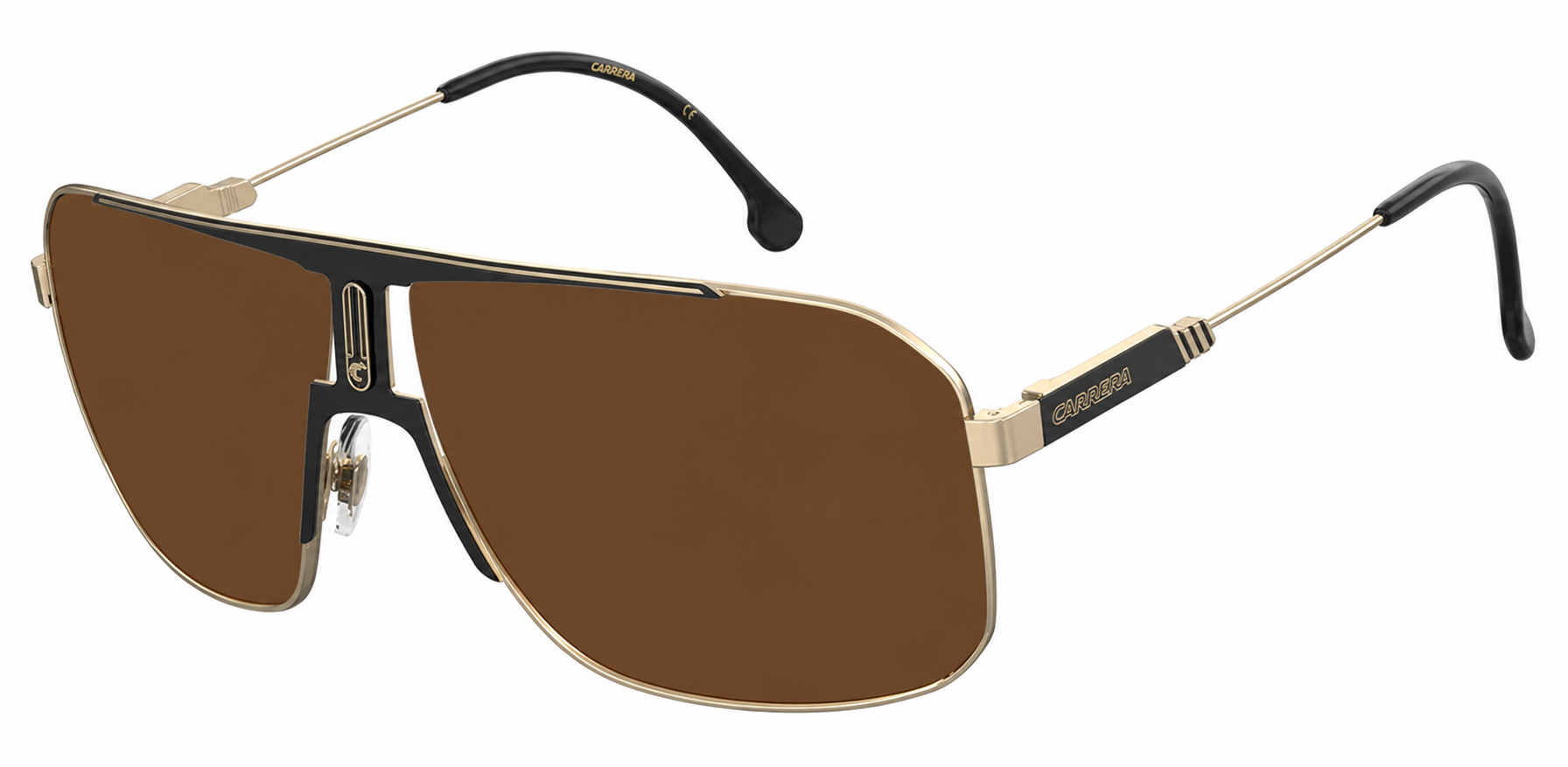 Colour: Gold - Custom Polarised - Brown solid tint