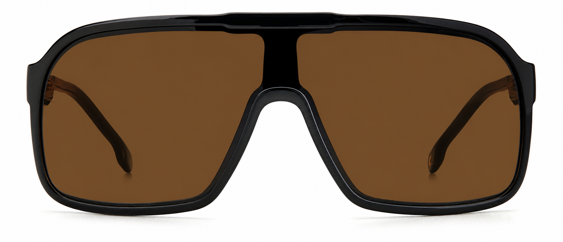 Colour: Black - Custom Polarised - Brown solid tint