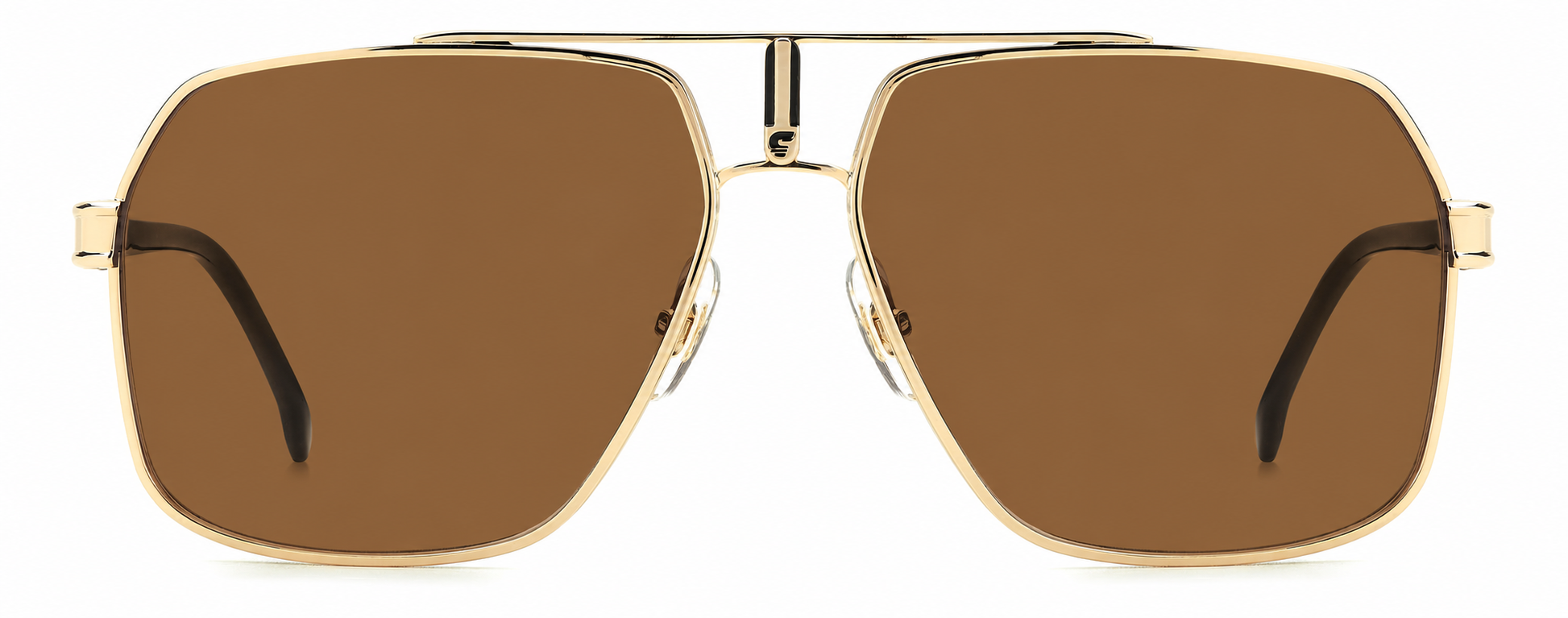 Colour: Black Gold - Custom Polarised - Brown solid tint