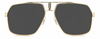 Colour: Black Gold - Custom Polarised - Grey solid tint
