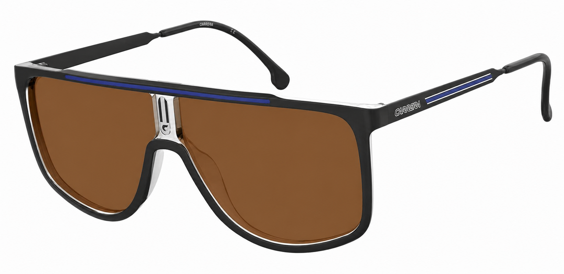 Colour: Blue - Custom Polarised - Brown solid tint
