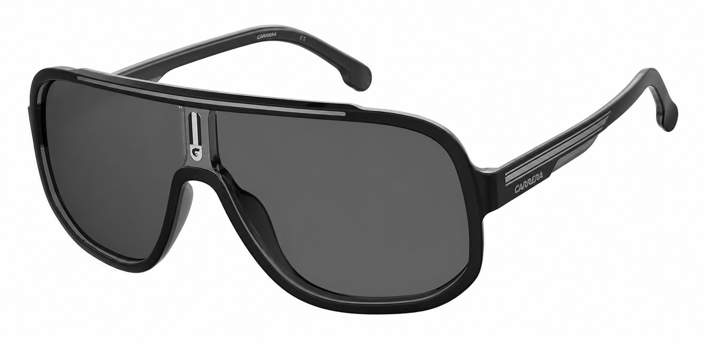 Colour: Black - Custom Polarised - Grey solid tint