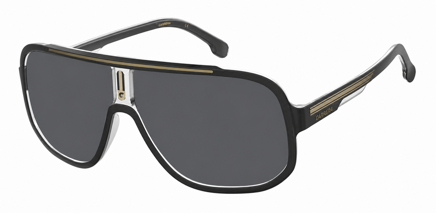 Colour: Gold - Custom Polarised - Grey solid tint