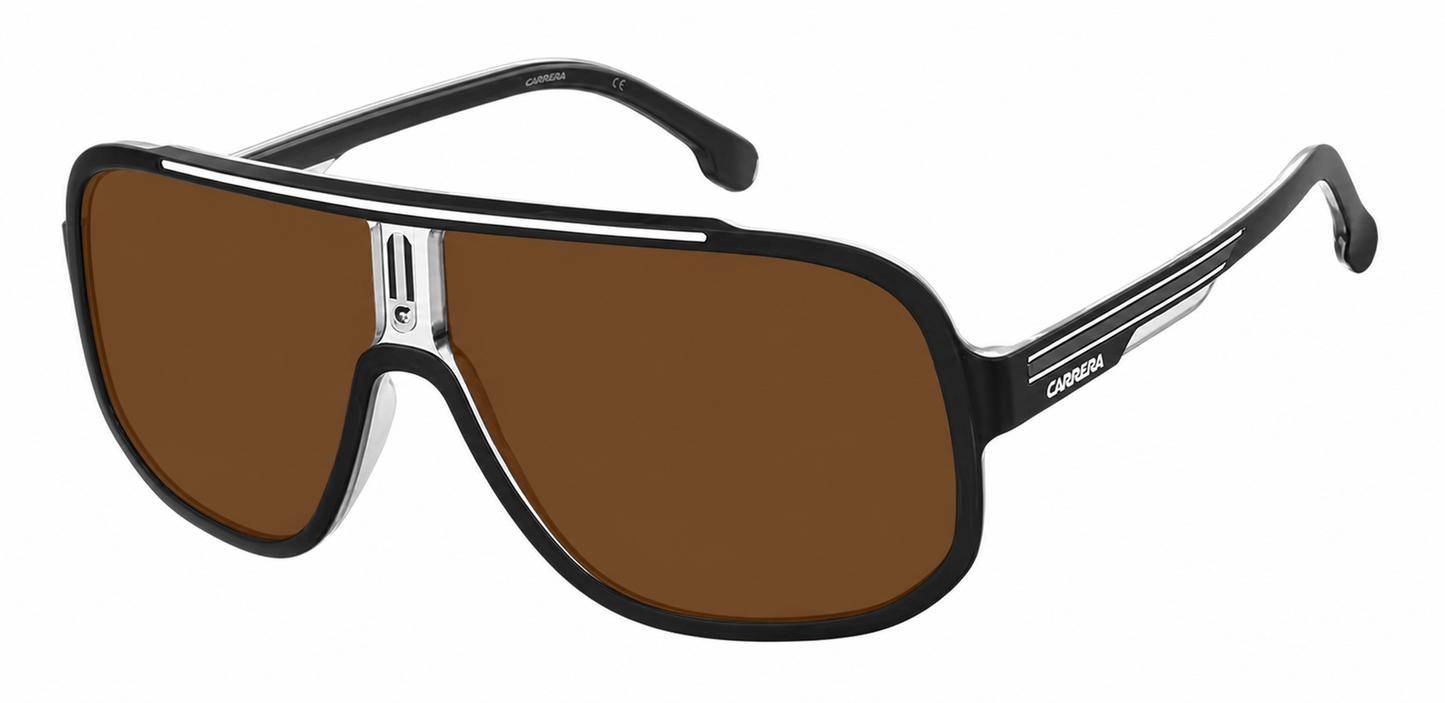 Colour: White - Custom Polarised - Brown solid tint