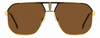 Colour: Black Gold - Custom Polarised - Brown solid tint