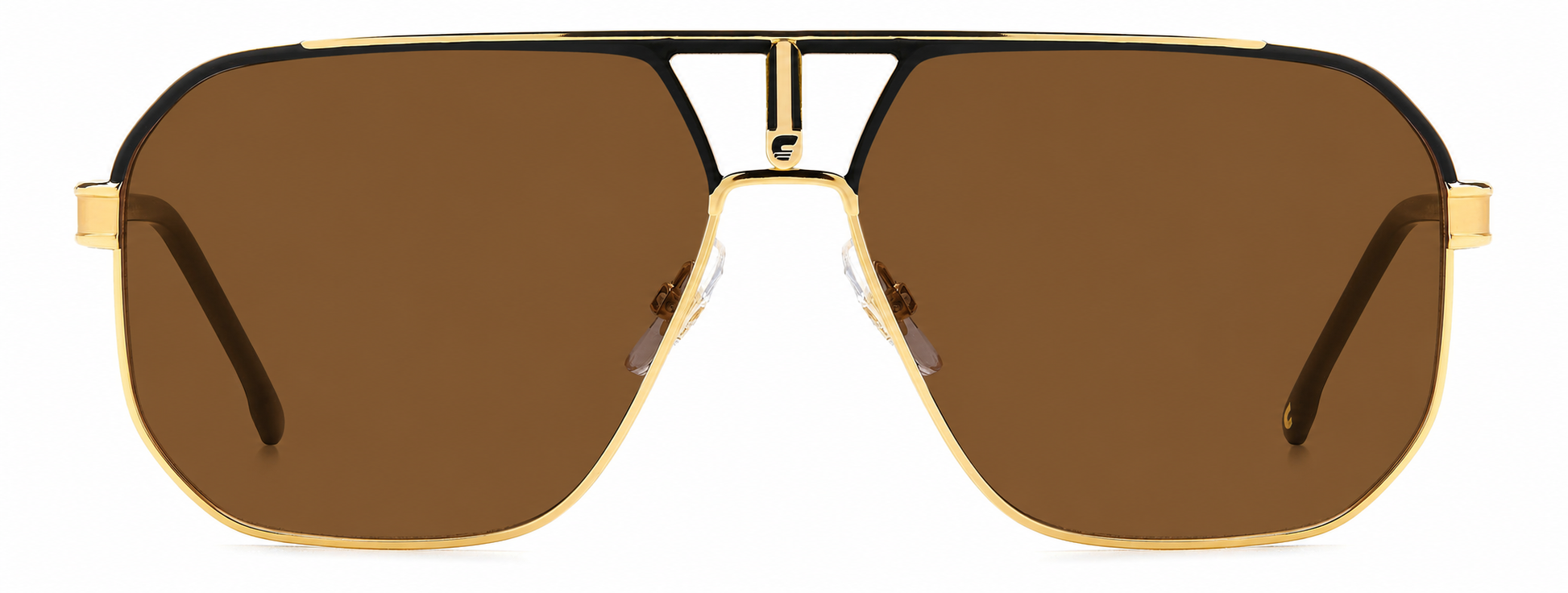 Colour: Black Gold - Custom Polarised - Brown solid tint