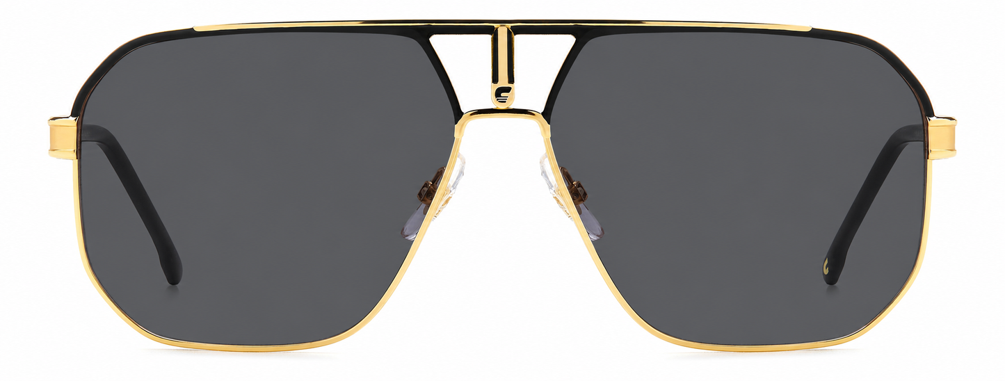 Colour: Black Gold - Custom Polarised - Grey solid tint