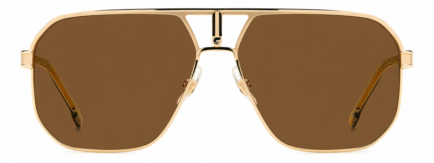 Colour: White Gold - Custom Polarised - Brown solid tint