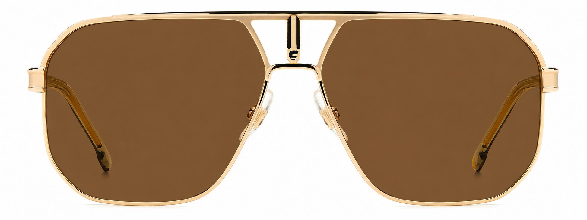 Colour: White Gold - Custom Polarised - Brown solid tint