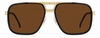 Colour: Black Gold - Custom Polarised - Brown solid tint