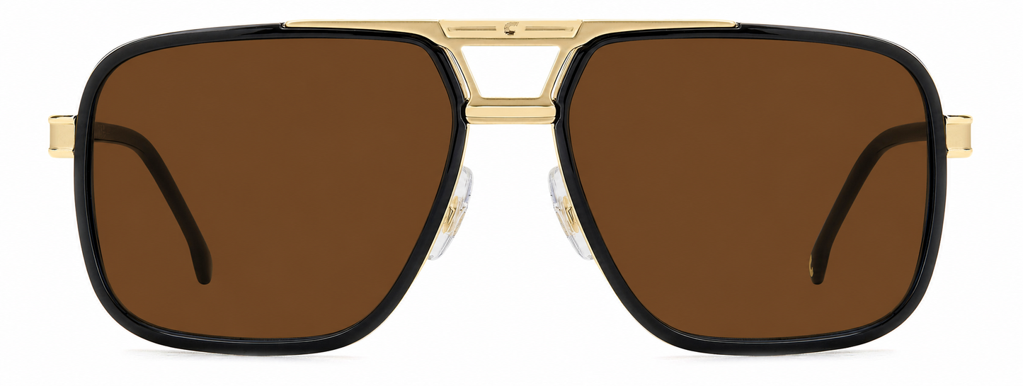 Colour: Black Gold - Custom Polarised - Brown solid tint