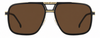 Colour: Black White - Custom Polarised - Brown solid tint