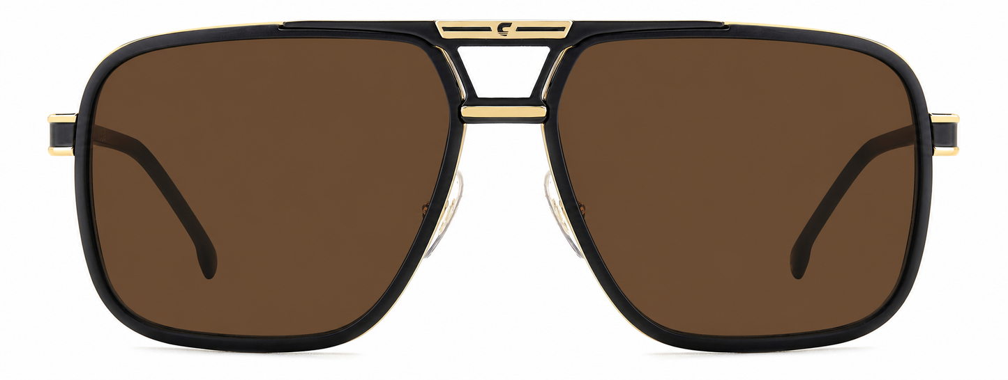 Colour: Black White - Custom Polarised - Brown solid tint