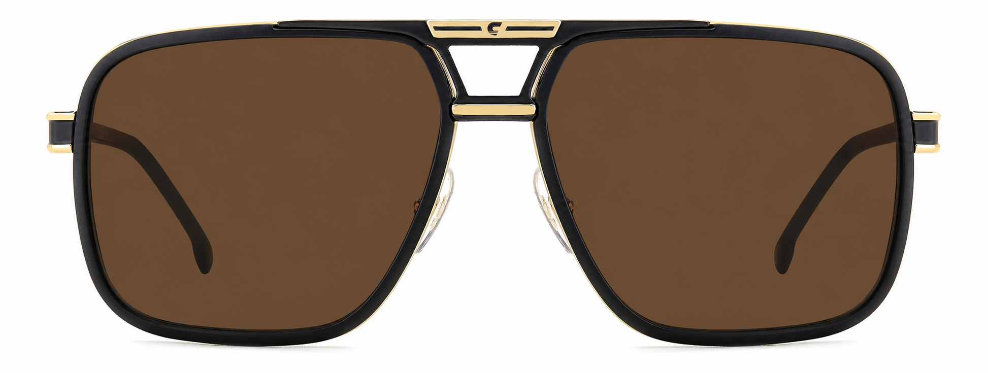 Colour: Black White - Custom Polarised - Brown solid tint