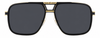 Colour: Black White - Custom Polarised - Grey solid tint