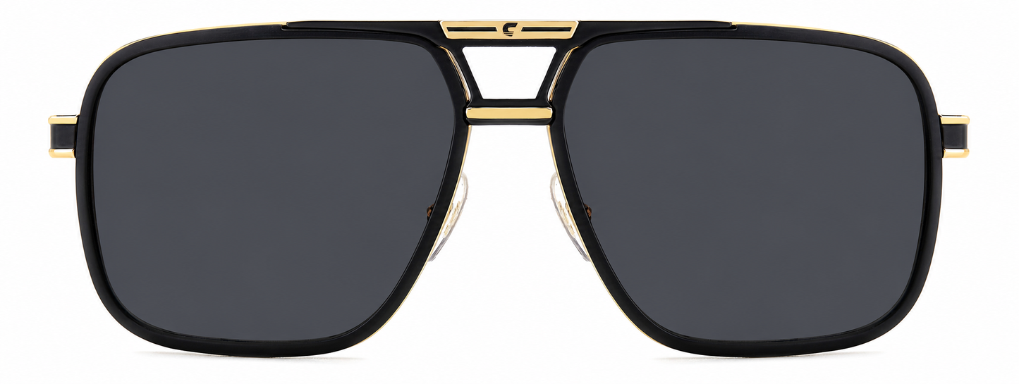 Colour: Black White - Custom Polarised - Grey solid tint