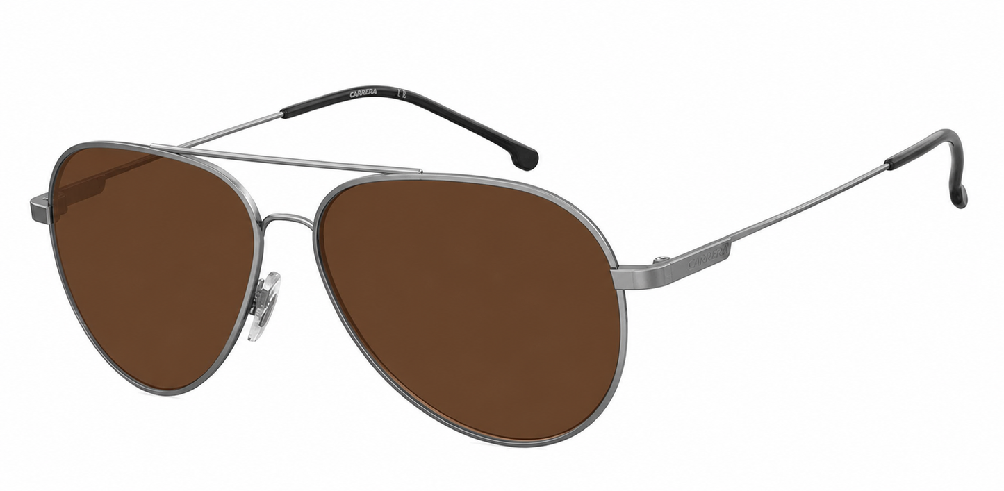 Colour: Silver - Custom Polarised - Brown solid tint