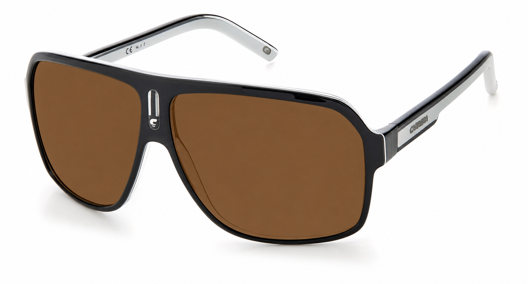 Colour: White - Custom Polarised - Brown solid tint