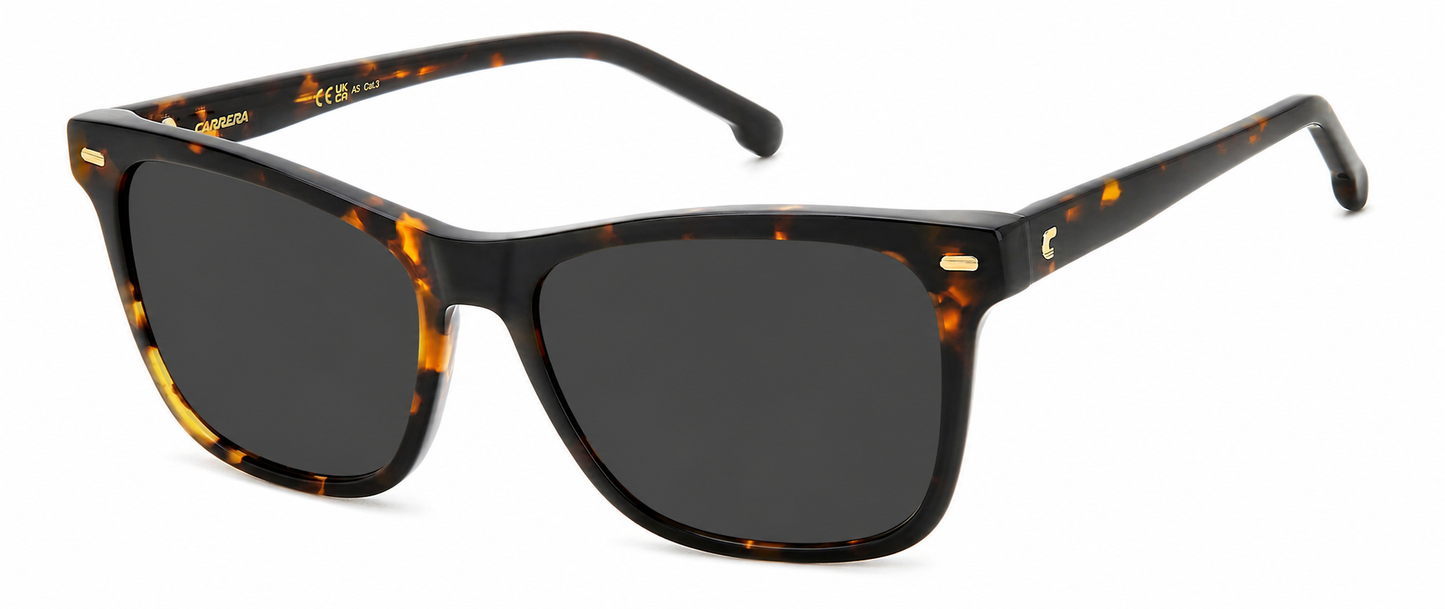 Colour: Havana - Custom Polarised - Grey solid tint