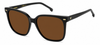 Colour: Black - Custom Polarised - Brown solid tint