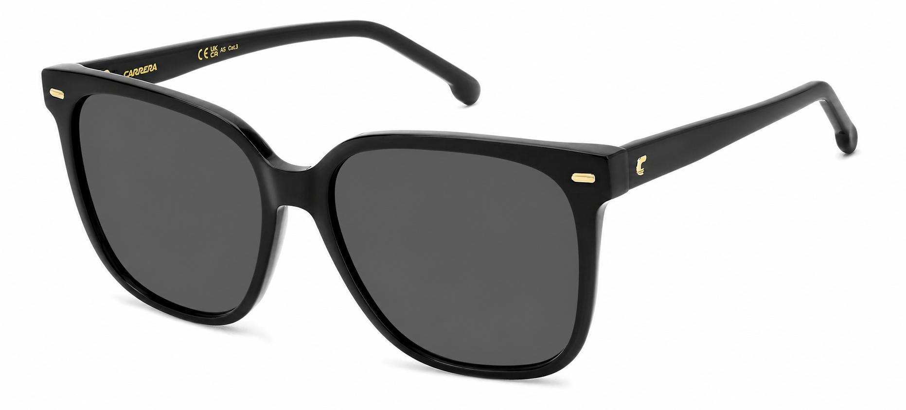 Colour: Black - Custom Polarised - Grey solid tint