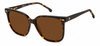 Colour: Havana - Custom Polarised - Brown solid tint
