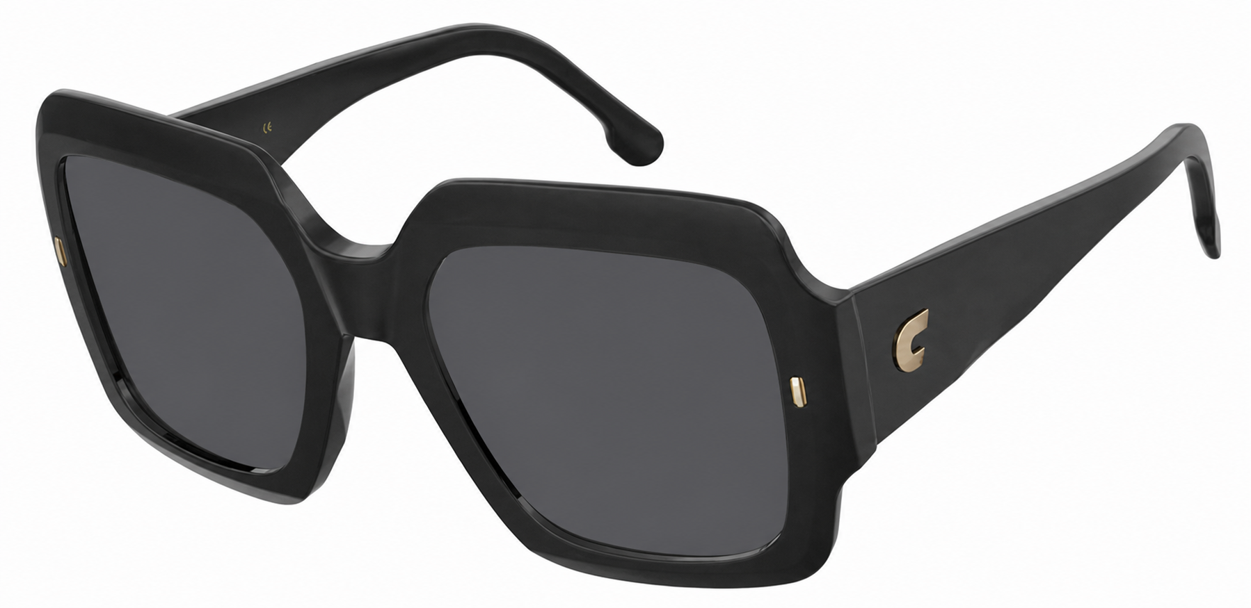 Colour: Black - Custom Polarised - Grey solid tint