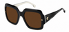 Colour: Gold - Custom Polarised - Brown solid tint