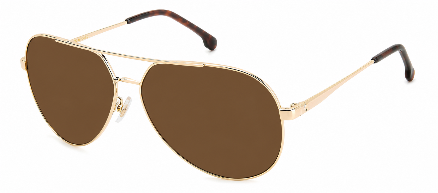 Colour: Black Copper Gold - Custom Polarised - Brown solid tint