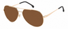 Colour: Gold Black - Custom Polarised - Brown solid tint
