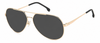 Colour: Gold Black - Custom Polarised - Grey solid tint