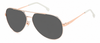 Colour: White Copper Gold - Custom Polarised - Grey solid tint