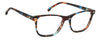 Carrera 3009 Blue Havana angled view showing temples