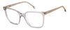 Carrera 3011 Clear Grey Gold angled view showing temples