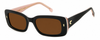 Colour: Black Nude - Custom Polarised - Brown solid tint