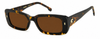 Colour: Tortoise Shell - Custom Polarised - Brown solid tint