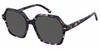 Colour: Purple Tortoise Shell - Custom Polarised - Grey solid tint