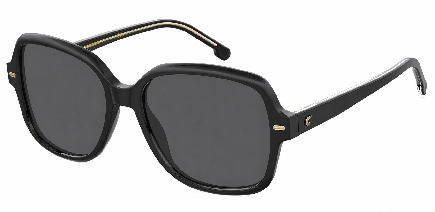 Colour: Black - Custom Polarised - Grey solid tint