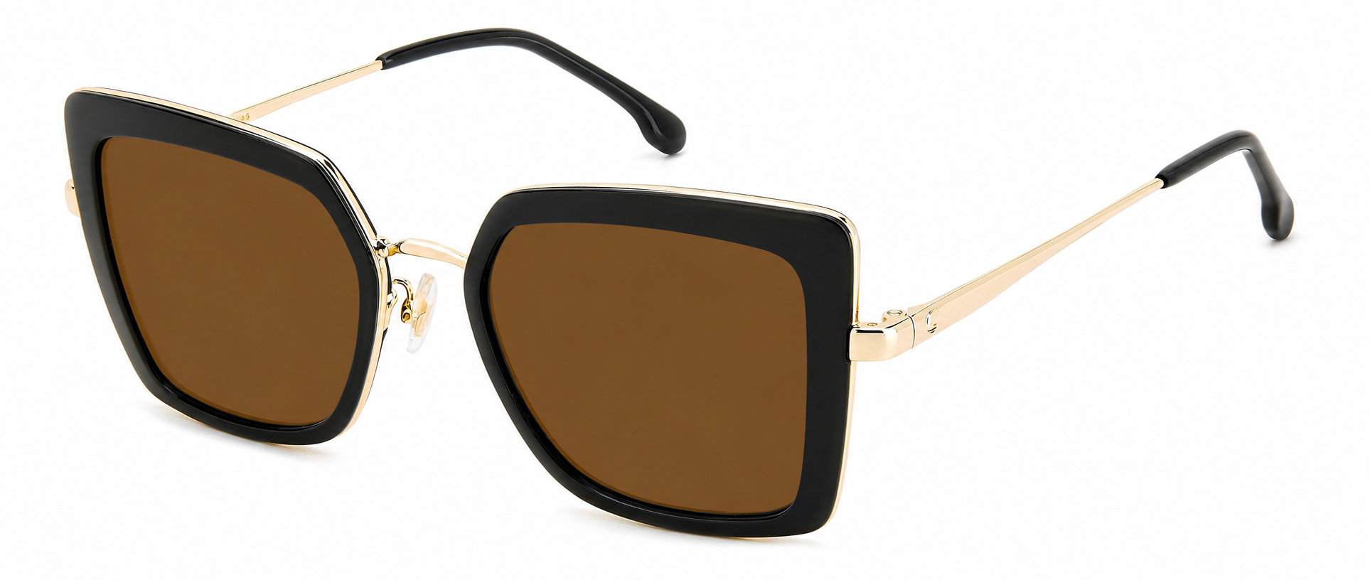 Colour: Black - Custom Polarised - Brown solid tint