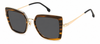 Colour: Brown Horn - Custom Polarised - Grey solid tint