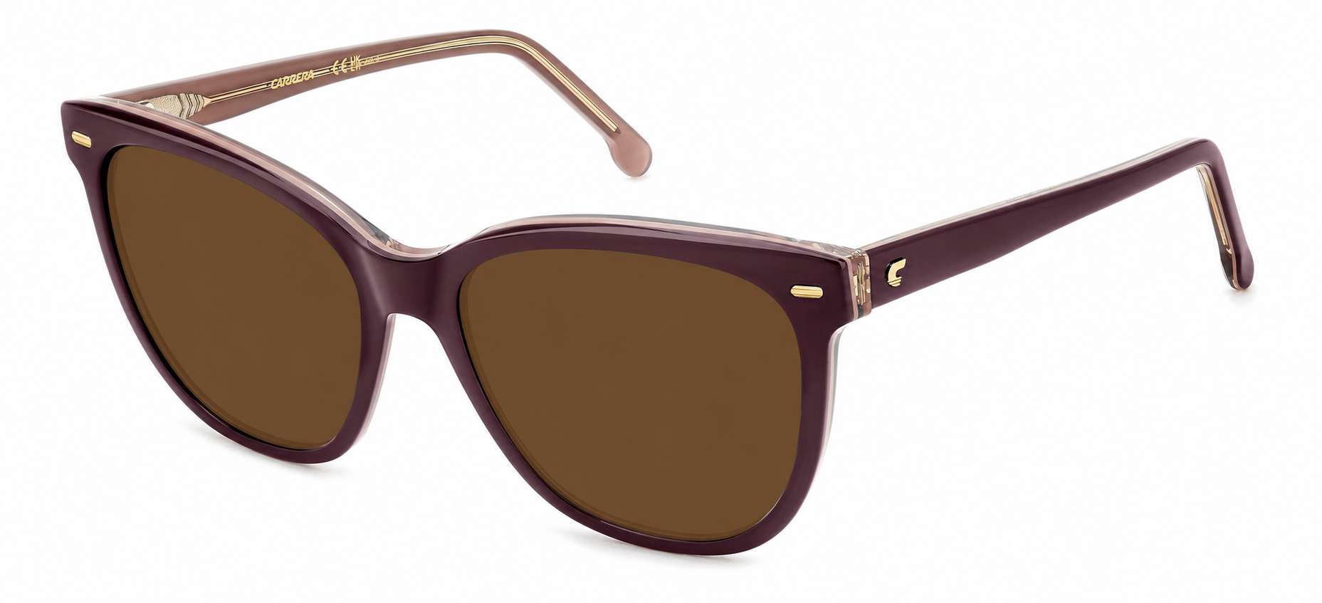 Colour: Plum - Custom Polarised - Brown solid tint