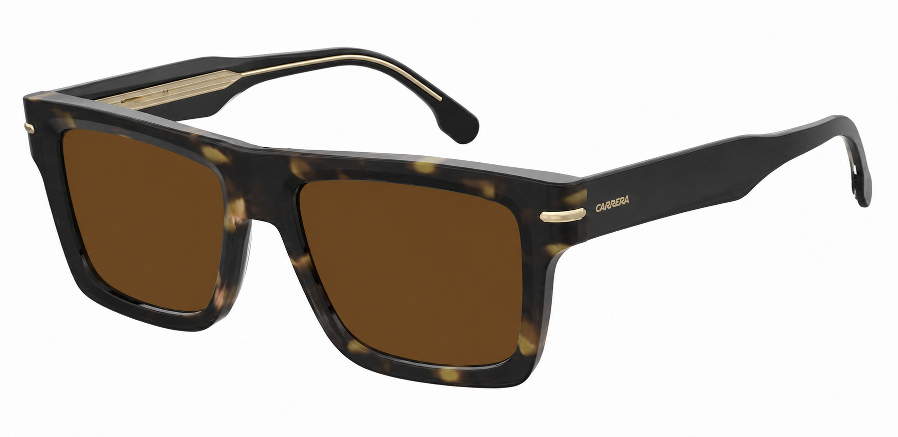 Colour: Tortoise Shell - Custom Polarised - Brown solid tint