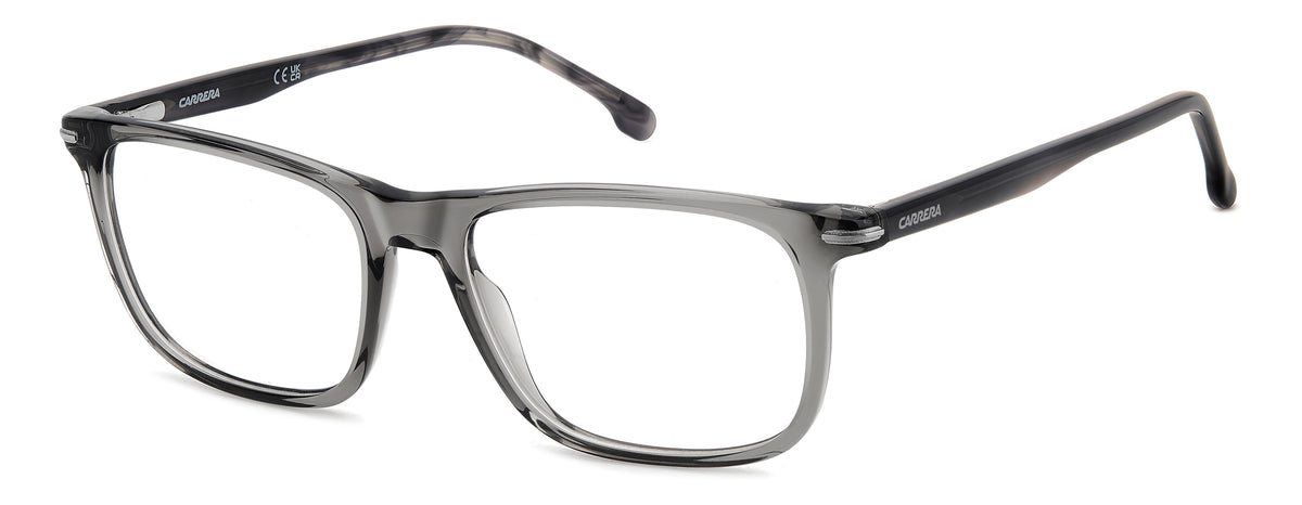 Carrera 351 Grey Horn angled view showing temples